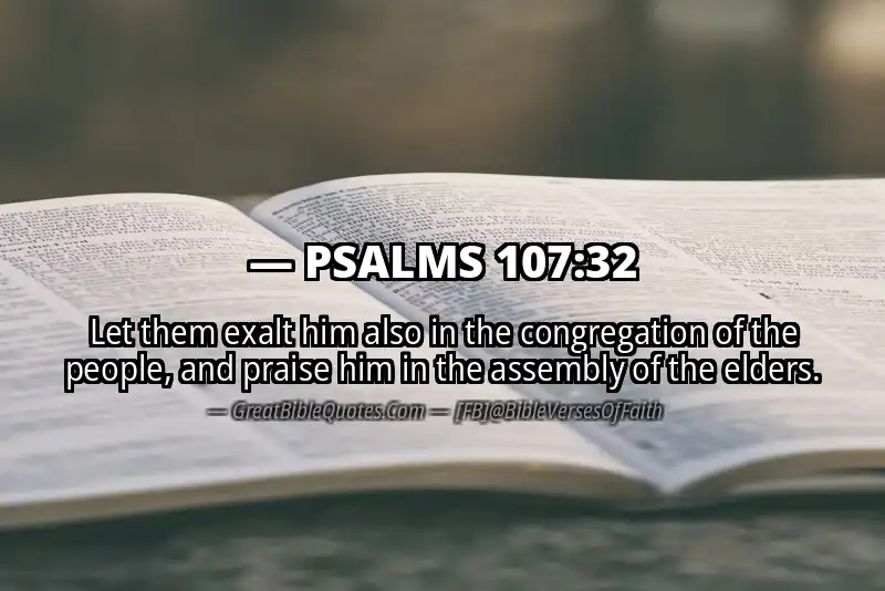 PSALMS 107:32 Verse