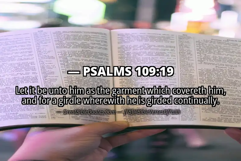 PSALMS 109:19 Verse