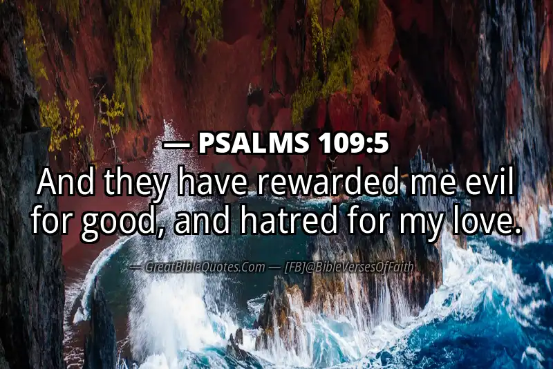 PSALMS 109:5 Verse