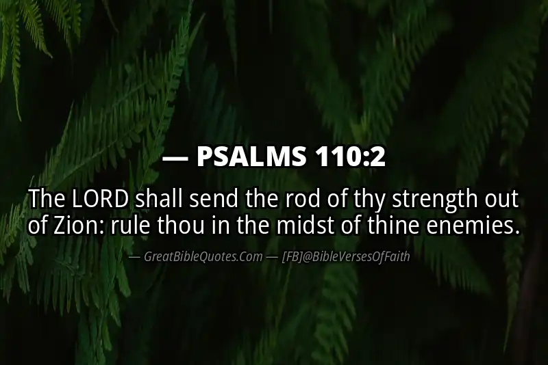 PSALMS 110:2 Verse