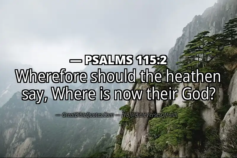 PSALMS 115:2 Verse Image