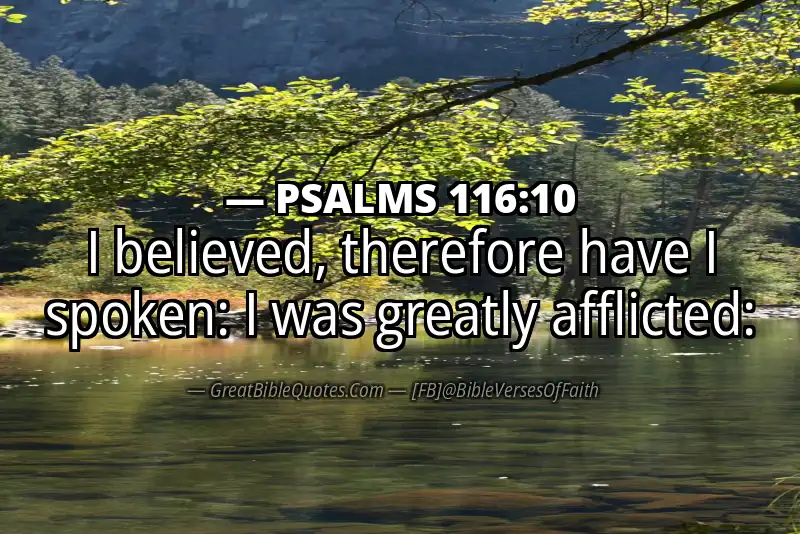 PSALMS 116:10 Verse