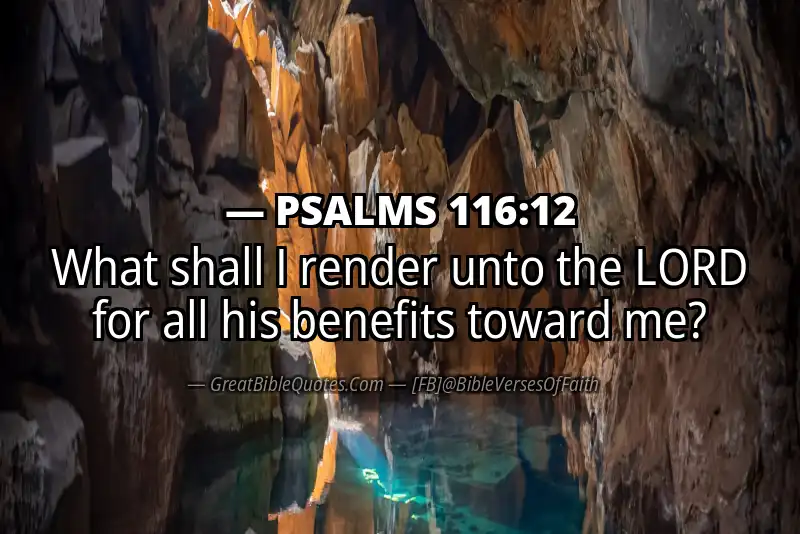 PSALMS 116:12 Verse