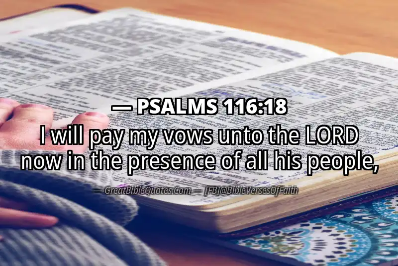 PSALMS 116:18 Verse