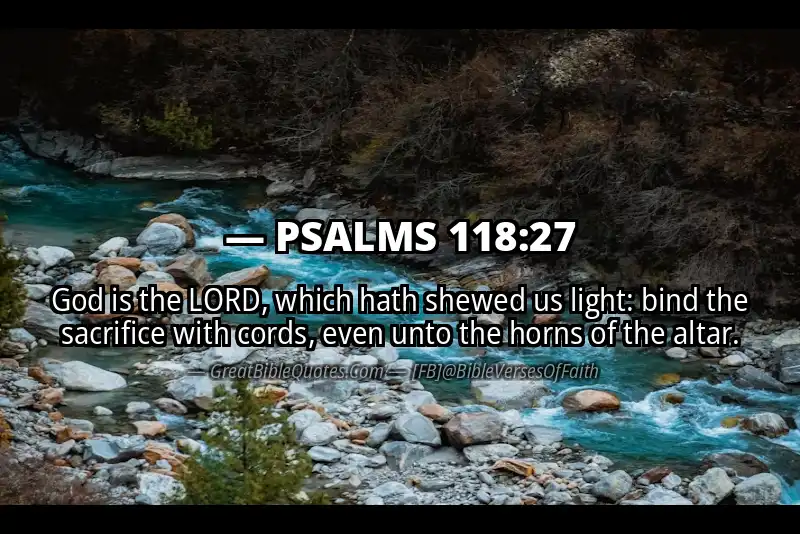 PSALMS 118:27 Verse
