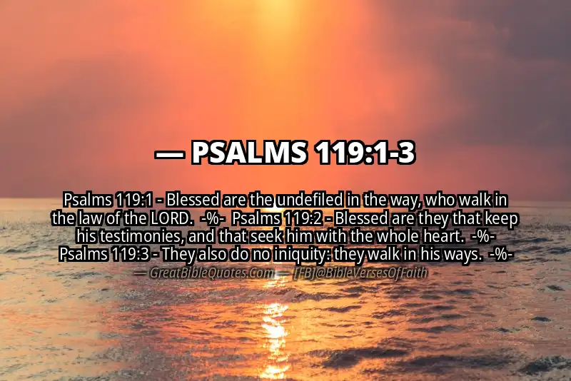 Image for PSALMS 119:1-3 Bible verse