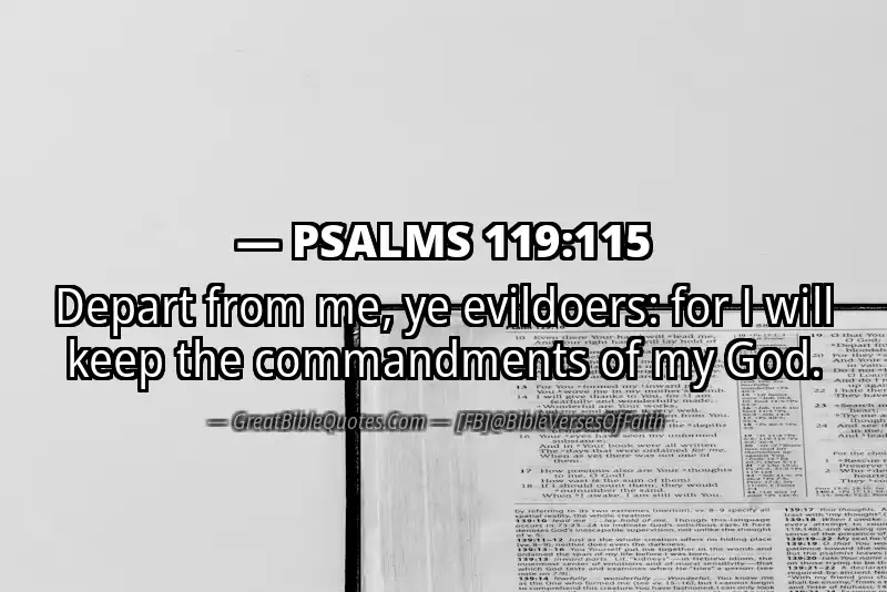 PSALMS 119:115 Verse