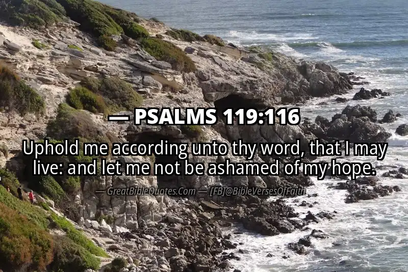 PSALMS 119:116 Verse