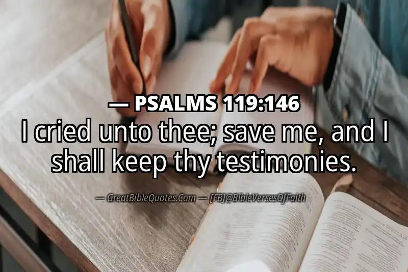 PSALMS 119:146 Verse