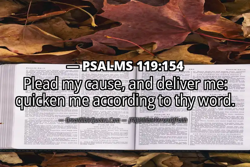 PSALMS 119:154 Verse