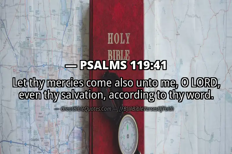 PSALMS 119:41 Verse