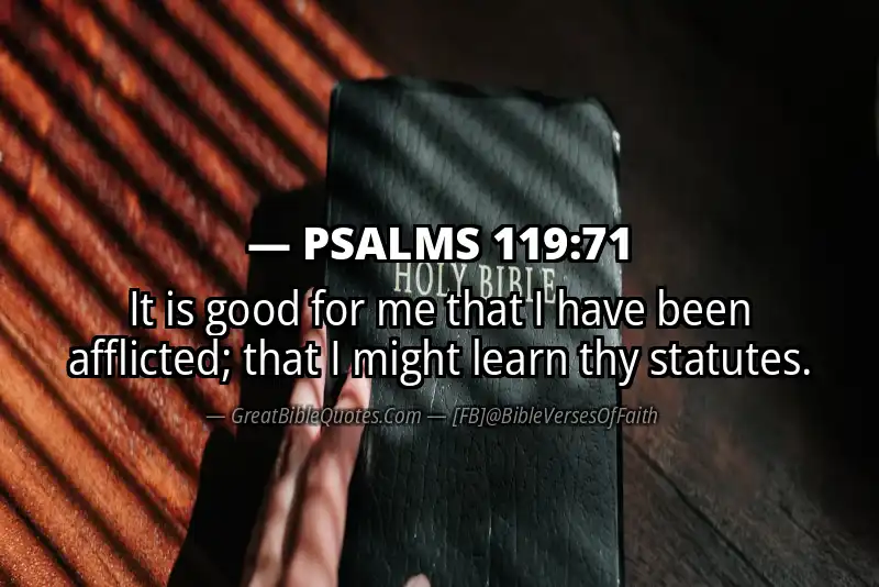 PSALMS 119:71 Verse