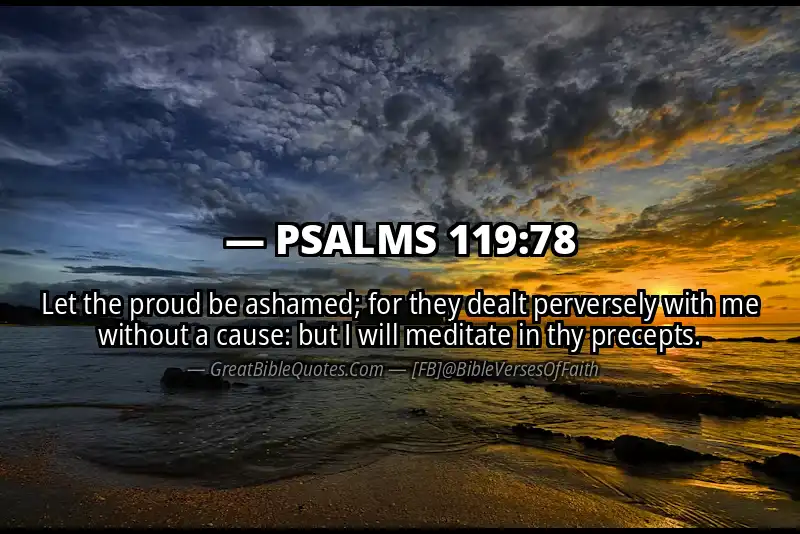 PSALMS 119:78 Verse