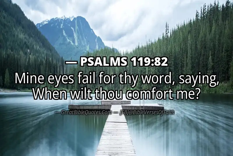 PSALMS 119:82 Verse