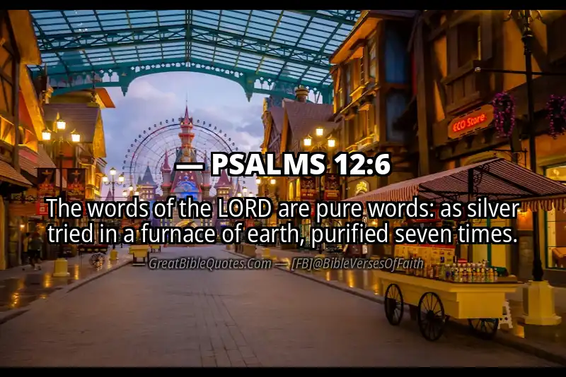 PSALMS 12:6 Verse