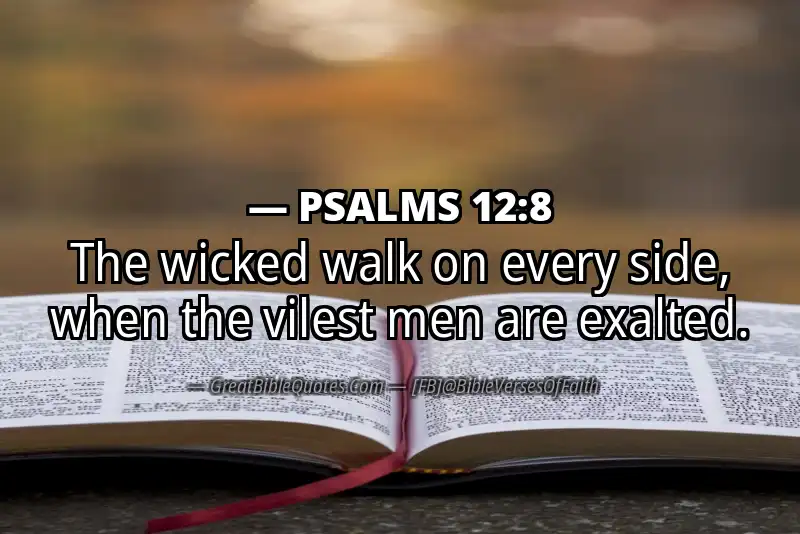 PSALMS 12:8 Verse