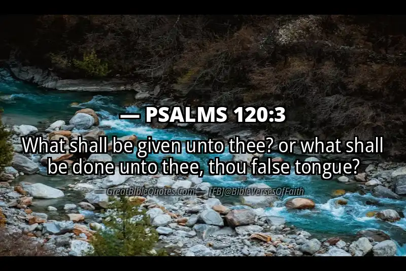 PSALMS 120:3 Verse