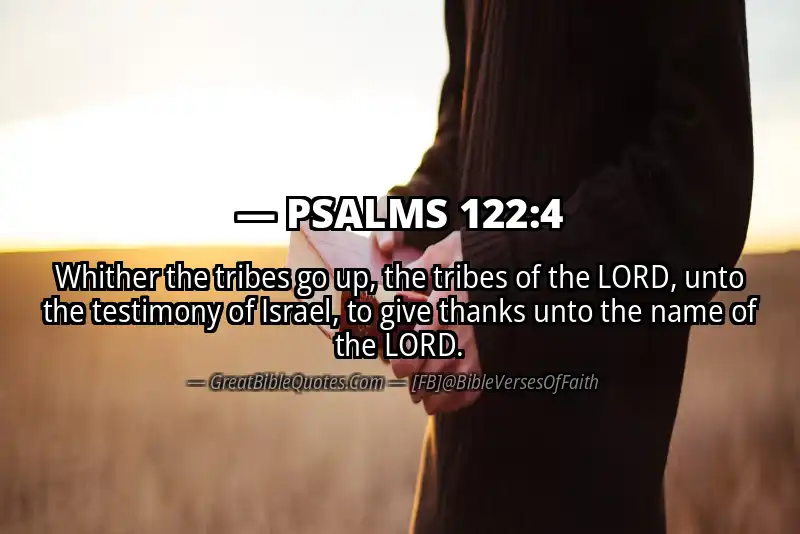 PSALMS 122:4 Verse