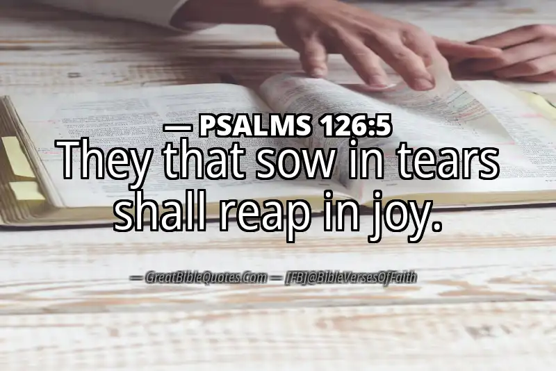 Image for PSALMS 126:5 Bible verse