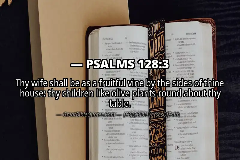 Image for PSALMS 128:3 Bible verse