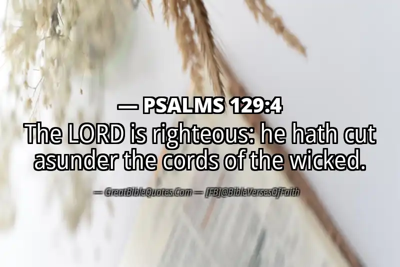PSALMS 129:4 Verse