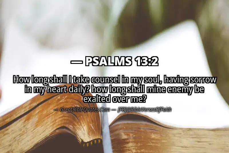 PSALMS 13:2 Verse Image