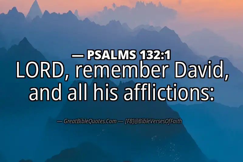 PSALMS 132:1 Verse