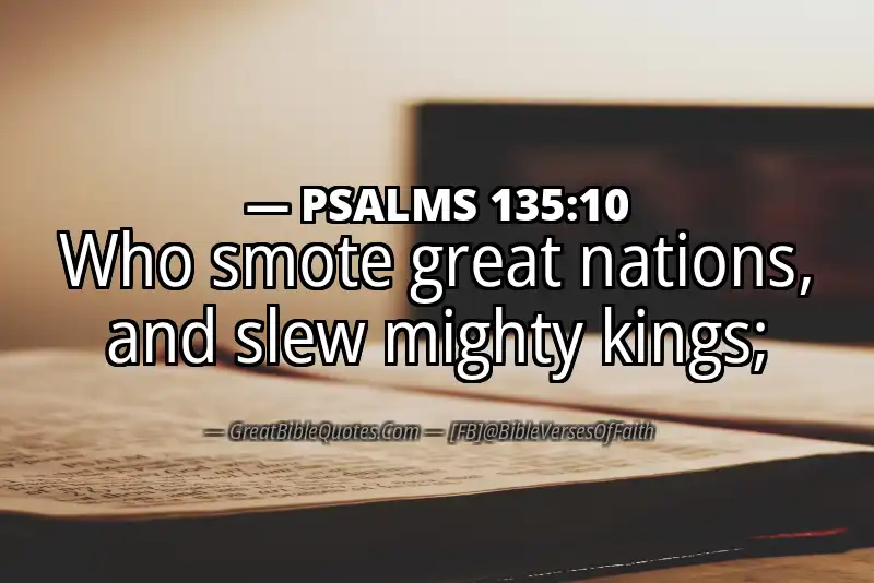 PSALMS 135:10 Verse