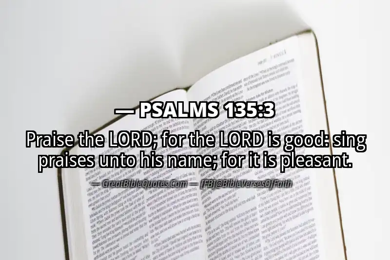 PSALMS 135:3 Verse