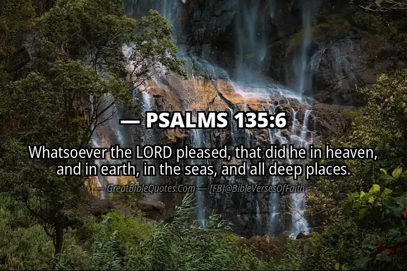 PSALMS 135:6 Verse Image