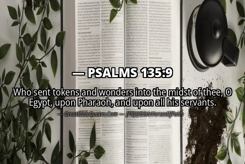 PSALMS 135:9 Verse