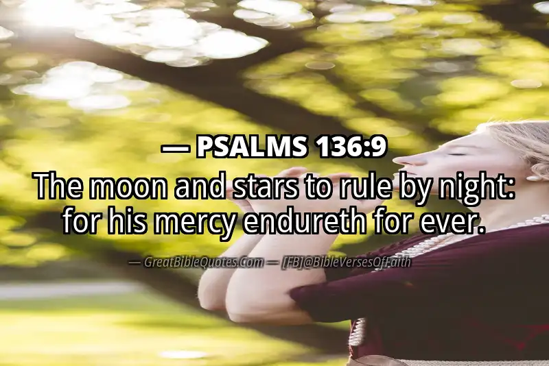 PSALMS 136:9 Verse
