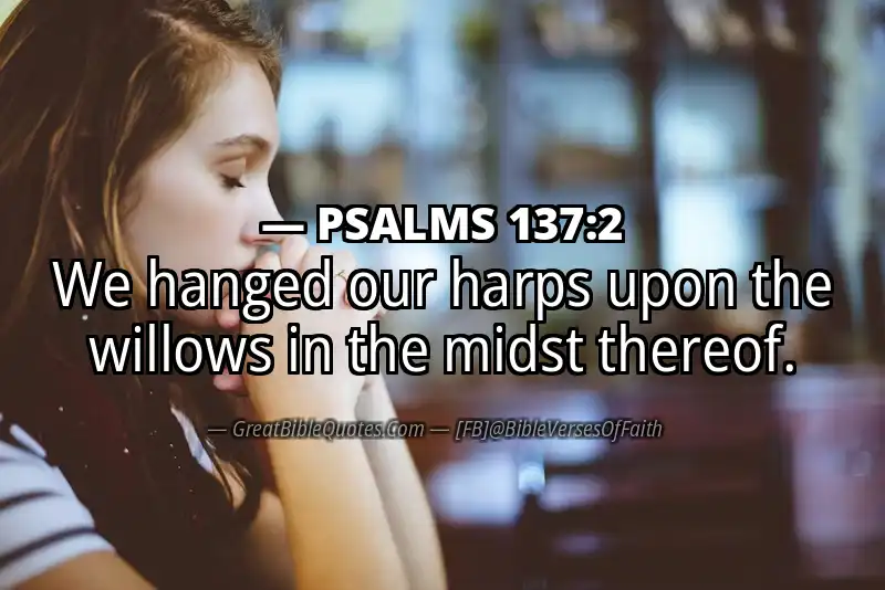 PSALMS 137:2 Verse Image