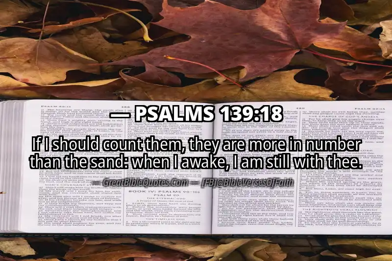 PSALMS 139:18 Verse