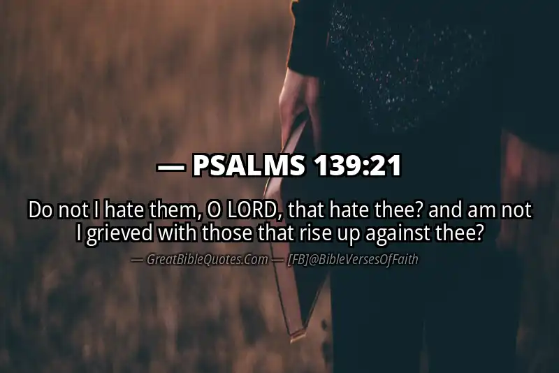 PSALMS 139:21 Verse