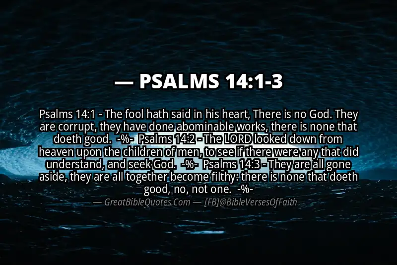 Image for PSALMS 14:1-3 Bible verse
