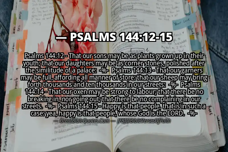 Image for PSALMS 144:12-15 Bible verse