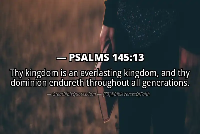 PSALMS 145:13 Verse