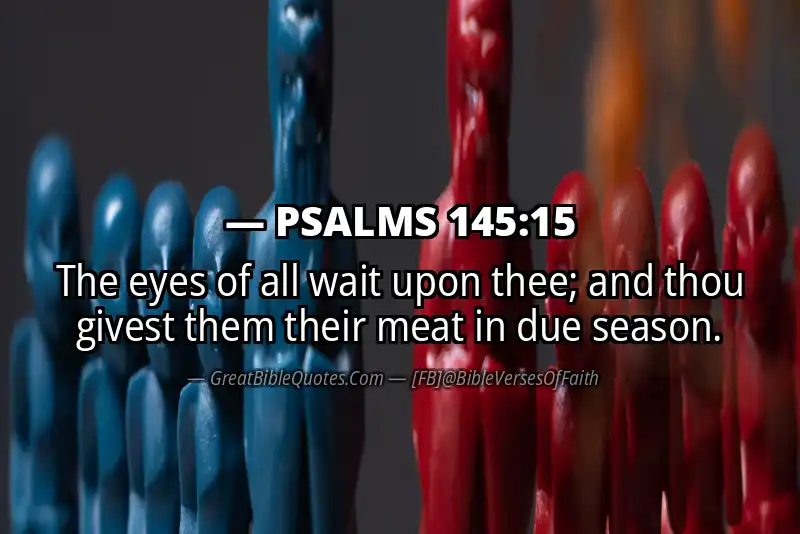 PSALMS 145:15 Verse