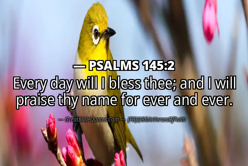 PSALMS 145:2 Verse