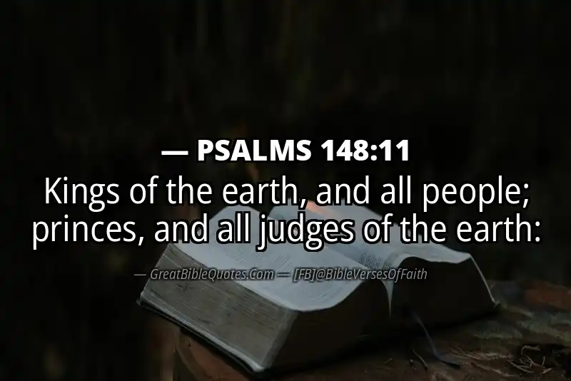 Bible verse: PSALMS 148:11 Image