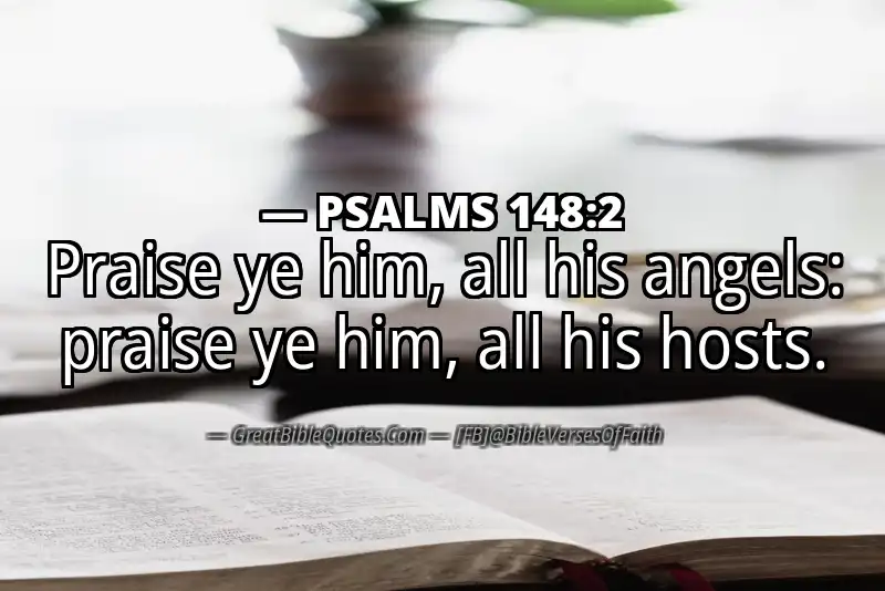 Bible verse: PSALMS 148:2 Image