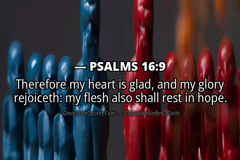 PSALMS 16:9 Verse