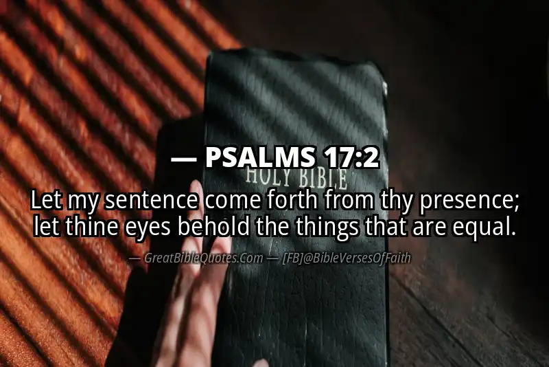 PSALMS 17:2 Verse