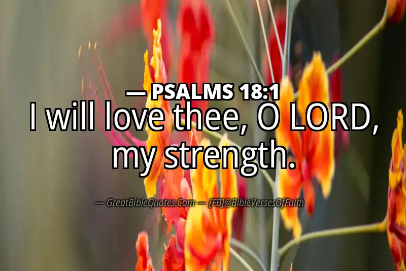 PSALMS 18:1 Verse
