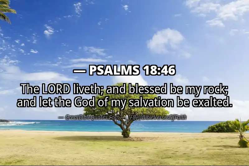 PSALMS 18:46 Verse