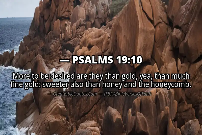 PSALMS 19:10 Verse
