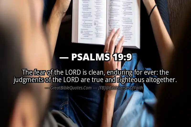 PSALMS 19:9 Verse