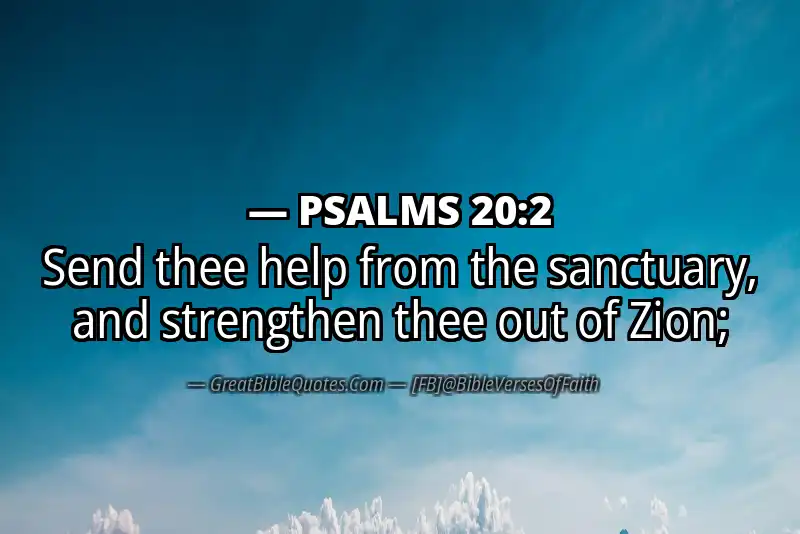 PSALMS 20:2 Verse