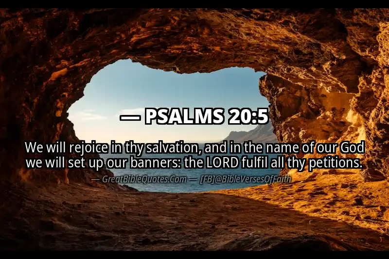 PSALMS 20:5 Verse